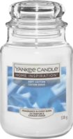 Yankee Candle Home Inspiration - Puha Pamut Illatgyertya 538g - Fehér