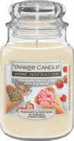 Yankee Candle Home Inspiration - Vaníliafagylalt epersziruppal Illatgyertya 538g - Bézs