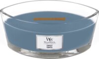 WoodWick Terra Haze - Földes fás Ellipszis Illatgyertya 453,6g - Kék