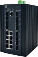 Level One IGU-2072 Fémházas Managed 20-port Multi Gigabit Ipari Switch