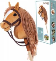 Tootiny Hobby Horse A4 Gesztenyepej ló kantárral Hobbi lovagláshoz - Barna