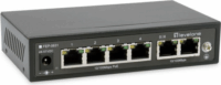 Level One FEP-0631 Fémházas 6-port 10/100Mbps PoE Switch
