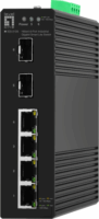 Level One IGS-2106 Hilbert Fémházas 4+2-port Gigabit Ipari Switch