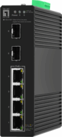 Level One IGS-2106P Hilbert Fémházas 4+2-port Gigabit Ipari PoE Switch