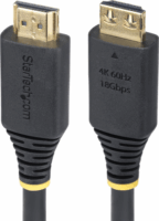 StarTech HDMI2-CABLE-GRIP-3F HDMI 2.0 - HDMI 2.0 Kábel 0.9m - Fekete