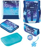 Herlitz FiloActive Plus Blue Ice Iskola táska szett - Kék mintás