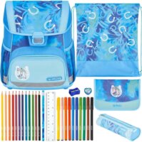 Herlitz Loop Plus Lucky Horse Iskola táska szett - Kék mintás