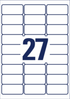 Avery Zweckform L4737REV-65 63,5 x 29,6 mm Címke tintasugaras és lézer nyomtatóhoz (1755 db / csomag)