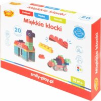 Smily Play Soft Block 20 darabos puha műanyag építőkészlet