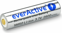 EverActive 18650 Újratölthető Li-ion ceruzaelem microUSB 2600mAh 3.7V (1db/csomag)