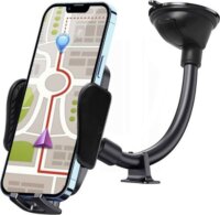ExtraLink Xtrobb 6,5" Mobiltelefon autós tartó - Fekete