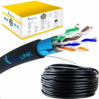 ExtraLink EX.8710 F/UTP Cat5e Kültéri Patch kábel 305m - Fekete
