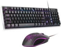 MageGee K1 Vezetékes Gaming Billentyűzet ANSI + Egér - Fekete