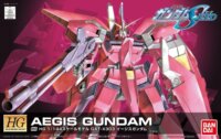 Bandai HG 1/144 R05 Aegis Gundam figura