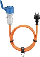Goobay 76185 Type-E/F - CEE 7/7 Kemping Adapterkábel 1.5m - Narancssárga