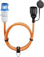Goobay 76223 Type-E/F - CEE 7/3 Kemping Adapterkábel 1.5m - Narancssárga