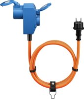 Goobay 76222 Type-E/F - CEE 7/7 Kemping Adapterkábel 1.5m - Narancssárga
