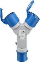 Goobay 76236 CEE Kemping Elosztó Adapter - Szürke / Kék