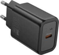 HOCO N62 USB-C Hálózati Gyorstöltő Adapter 30W - Fekete