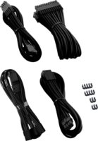 CableMod Pro ModMesh 12VHPWR StealthSense Tápkábel kiegészítő csomag - Fekete (4 db/csomag)