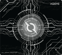 Aqirys Gruis Gaming Egérpad 450 x 400mm - Fekete Mintás