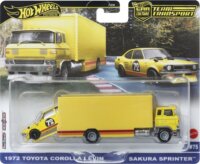 Mattel Hot Wheels 50th anniversary 1972 Toyota Corolla Levin és Sakura Sprinter kisautó 1:64