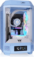 Thermaltake The Tower 250 Mini Torony Számítógépház + 2db 120mm Ventilátor - Világoskék