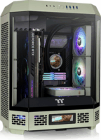Thermaltake The Tower 600 Midi Torony Számítógépház + 2db 140mm Ventilátor - Matcha Zöld