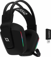 Aqirys Alya V2 Bluetooth + RF Wireless Gaming Fejhallgató Headset - Fekete