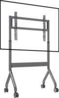 North Bayou P150 padlóállvány 70"-90" TV/Monitor Gurulós Motoros Padlóállvány - Fekete