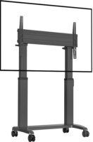 North Bayou GF100 75"-100" TV/Monitor Gurulós Motoros Padlóállvány - Fekete