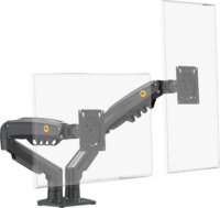 North Bayou F160 17"-27" TV / Monitor asztali tartó kar - Fekete (2 kijelző)