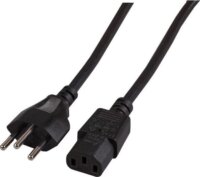 EFB EK537.2V3 250V Svájci Hálózati tápkábel 2m - Fekete