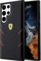 Ferrari Hot Stamp Lines Samsung Galaxy S23 Ultra Telefon Tok - Fekete