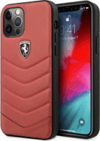 Ferrari Off Track Quilted Apple iPhone 12 / 12 Pro Telefon Tok - Piros
