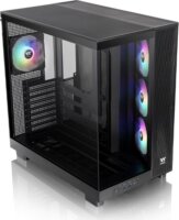 Thermaltake View 380 XL TG ARGB Midi Torony Számítógépház - Fekete