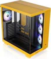 Thermaltake View 380 XL TG ARGB Midi Torony Számítógépház - Sárga/Fekete