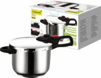 Maestro MR-2902 Rozsdamentes Acél Kukta Fazék Ø 22cm 6L - Ezüst / Fekete