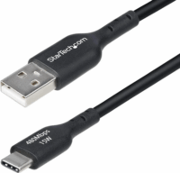 StarTech USB2AC2MNC USB-A apa - USB-C apa 2.0 Adat és töltő kábel 2m - Fekete