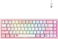 Havit KB874L Mechanikus Vezetékes Gaming Billentyűzet US - Rózsaszín