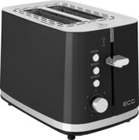 ECG ST 2766 Vintage 2 szeletes kenyérpirító 925W - Fekete
