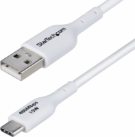 StarTech USB2AC2MNCWHE USB-A apa - USB-C apa 2.0 Adat és töltő kábel 2m - Fehér