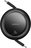 Baseus USB-C apa - Ligtning apa kihúzható Adat és gyorstöltő kábel 1m - Fekete