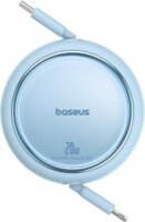 Baseus USB-C apa - Ligtning apa Kihúzható Adat és gyorstöltő kábel 1m - Kék