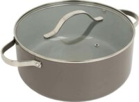 Maestro MR-4009-20 Alumínium Lábas Üveg fedővel Ø 20cm 2,3L - Bézs