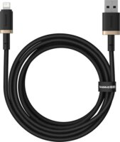 Baseus Dura USB-A apa - Lightning apa Adat és gyorstöltő kábel 2m - Fekete/Arany