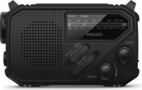 Philips TAR1609/00 Akkus hordozható FM/AM Zsebrádió elemlámpa funkcióval - Fekete