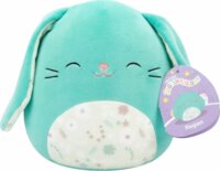 Squishmallows Regan a türkiz nyuszi virágos hassal plüssfigura 20 cm