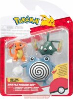 Pokémon 3 db-os gyűjthető figura csomag - Charmander/Trubbish/Poliwhirl