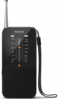Philips TAR1509/00 Hordozható FM/AM Zsebrádió - Fekete